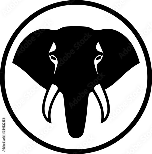 Elephant - High Quality Vector Logo - Vector illustration ideal for T-shirt graphic