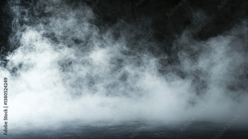 Fototapeta premium Gentle fog covering a surface with smooth, diffused light.