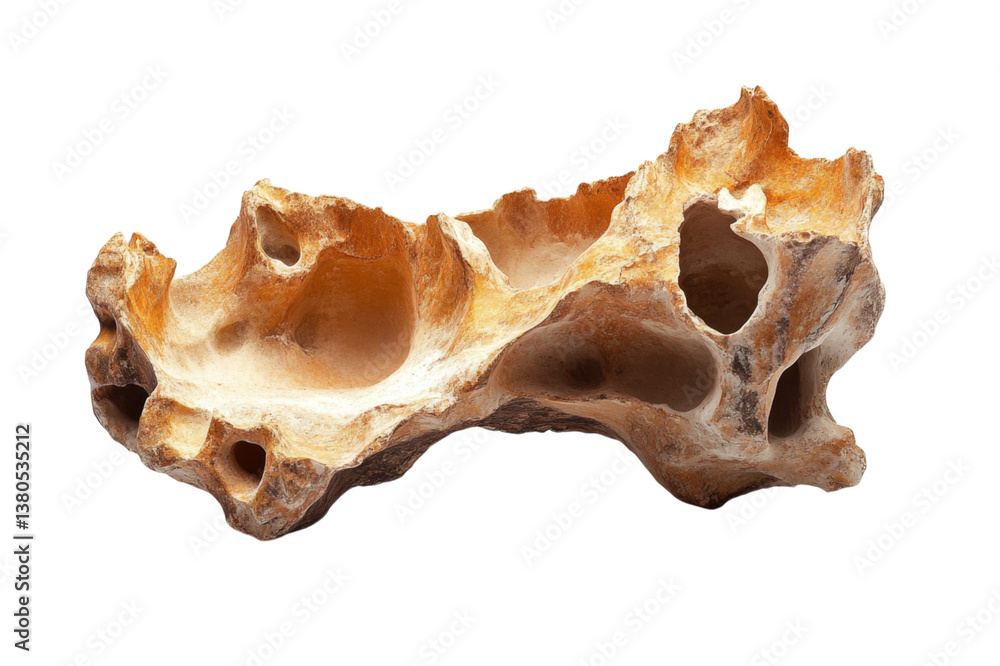 Obraz premium Ancient Fossil Bone Specimen - Geological Marvel