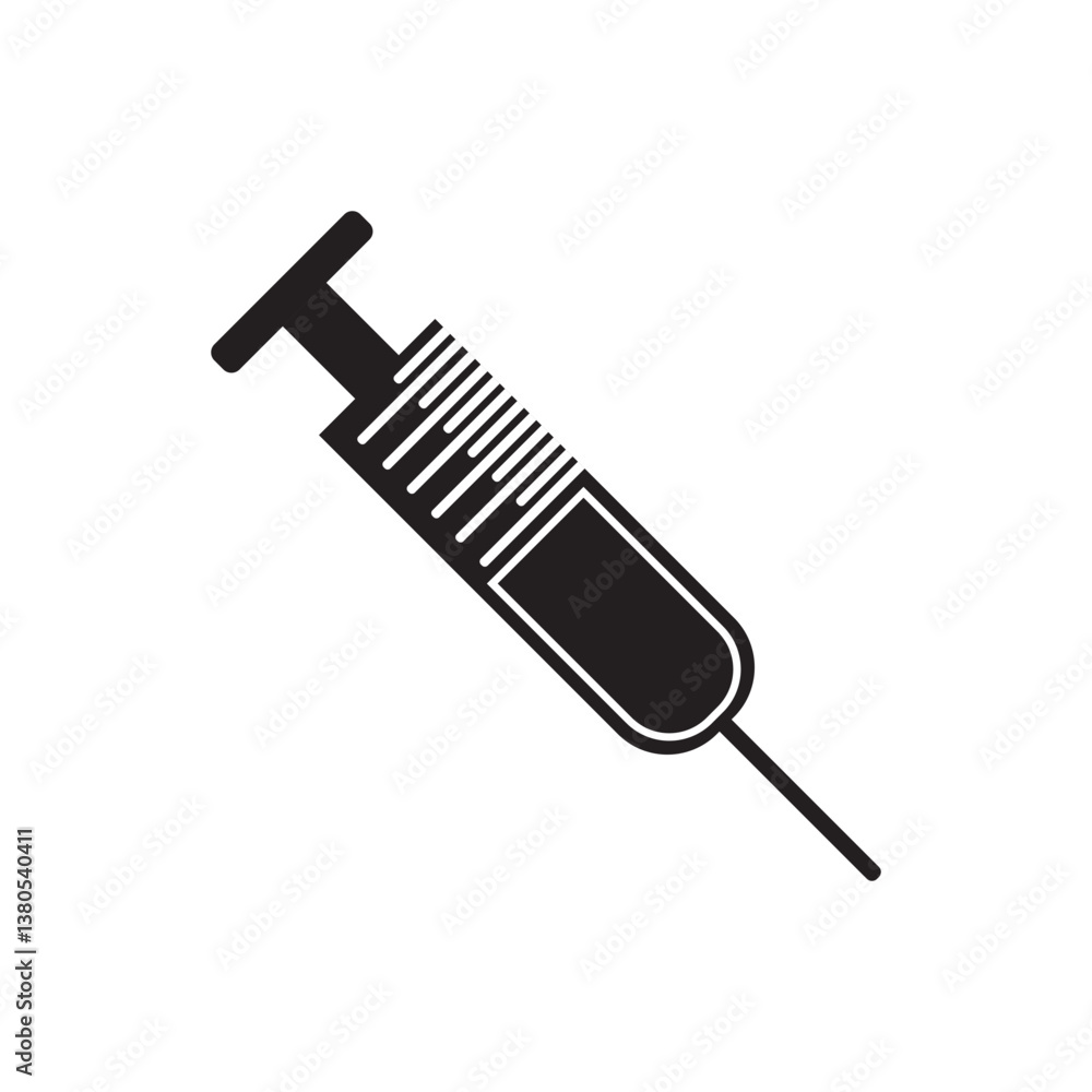 syringe icon logo vector design syringe icon logo vector design