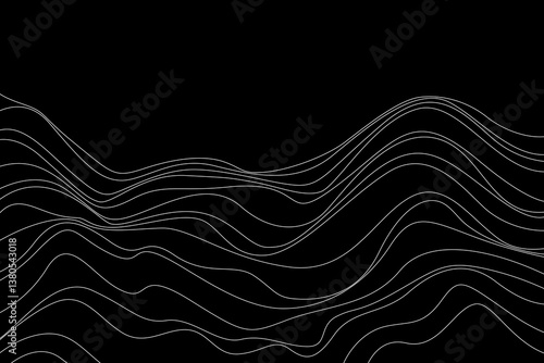 illustration of psychic waves, spiral pattern, zebra lines, illusion art background
