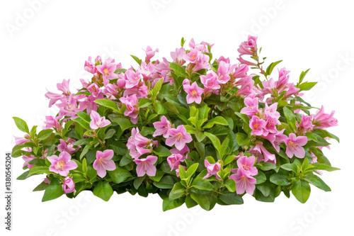 Stunning Pink Flowers in a Lush Garden Arrangement