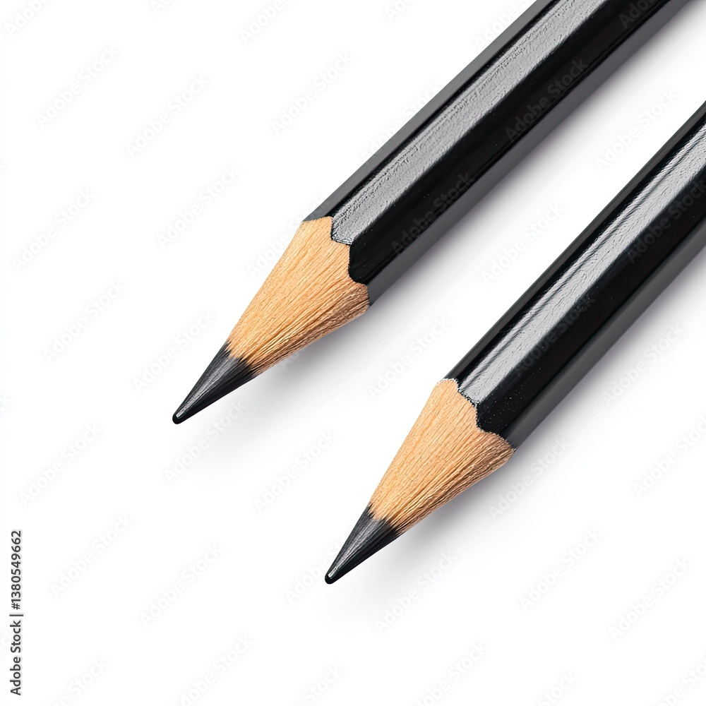 Fototapeta premium Hyperrealistic pencil art creation studio artistic showcase creative environment close-up detailed techniques