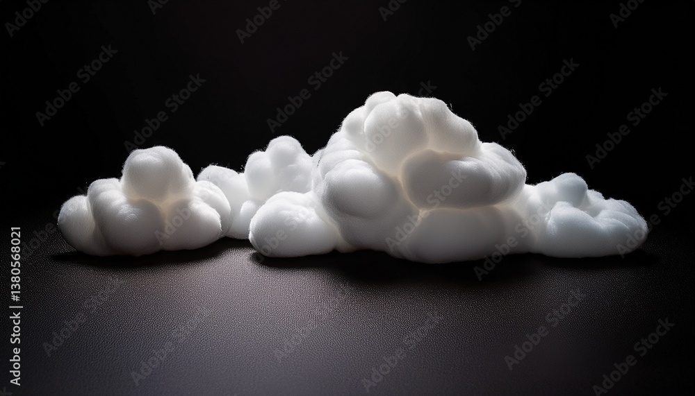 a black background with white clouds on a black surface a black background with white clouds on a black surface