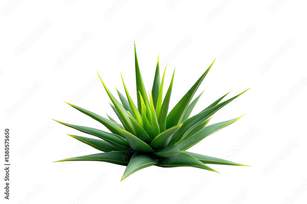 Fototapeta premium Aloe Vera Plant: Lush Green Foliage