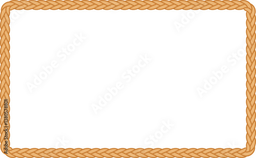 Rope Border Frame Shape Illustration