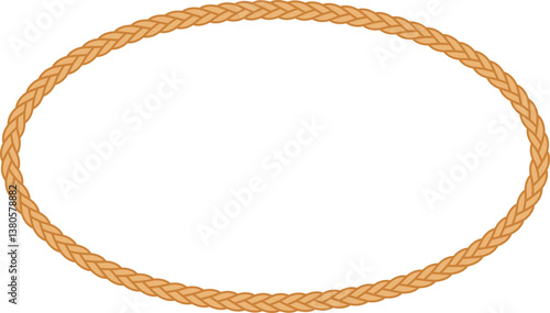 Rope Border Frame Shape Illustration