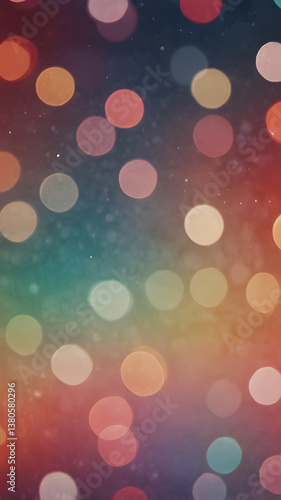 Abstract background of color bokeh. Backdrop for smartphone screens