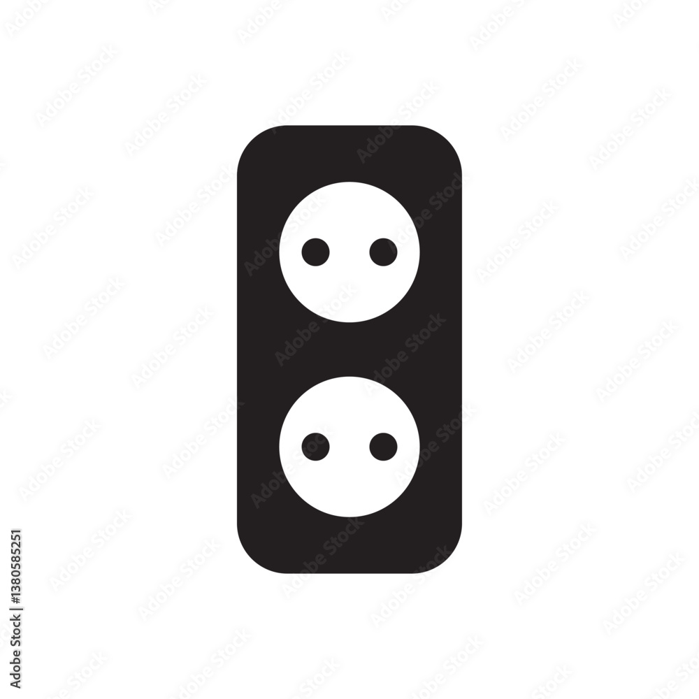 electric socket icon logo vector design electric socket icon logo vector design