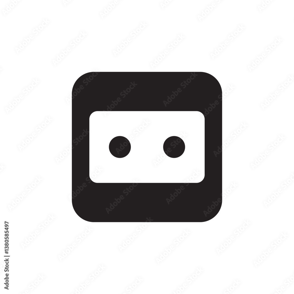 electric socket icon logo vector design electric socket icon logo vector design