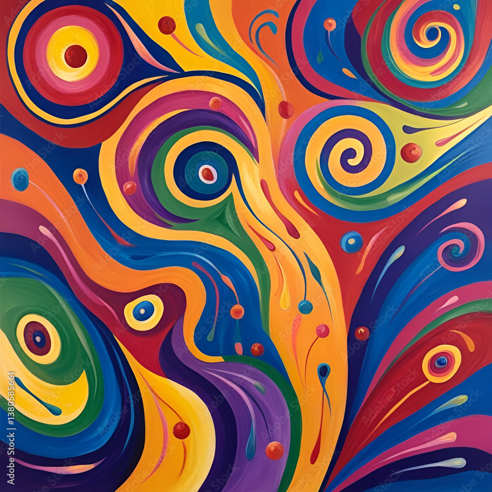 Vibrant Swirls of Energy Vibrant Swirls of Energy
