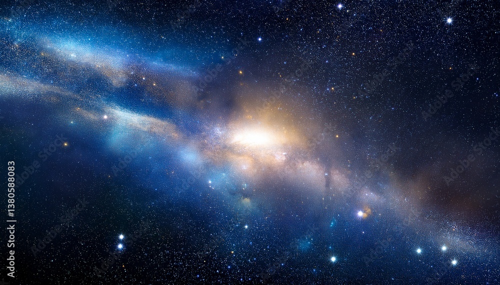 Fototapeta premium abstract space dust and stars background