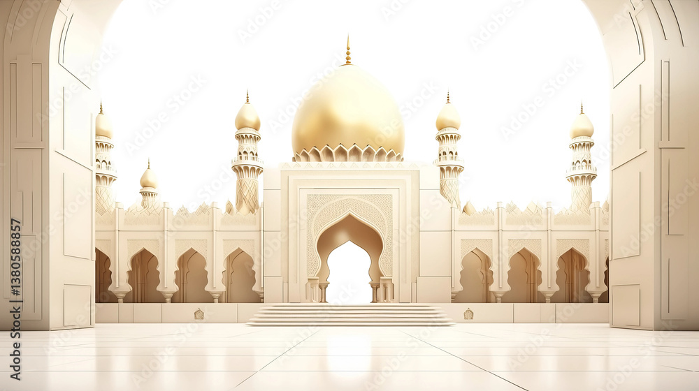 Fototapeta premium mosque in abu dhabi united arab emirates