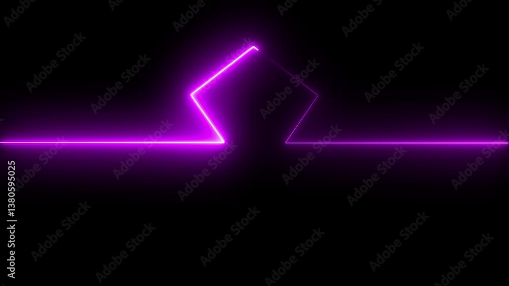A minimalist neon line icon glows with sharp, luminous edges, smoothly transitioning between vibrant colors like pink, blue, and green, creating a modern, sleek design. A minimalist neon line icon glows with sharp, luminous edges, smoothly transitioning between vibrant colors like pink, blue, and green, creating a modern, sleek design.