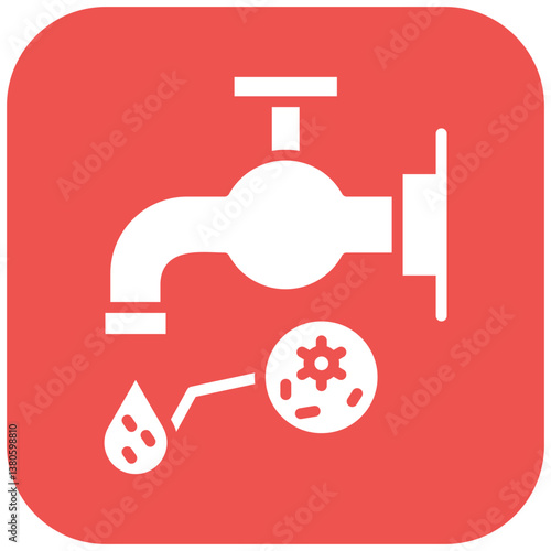 Contaminated Water Icon