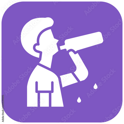 Drinking Water Icon