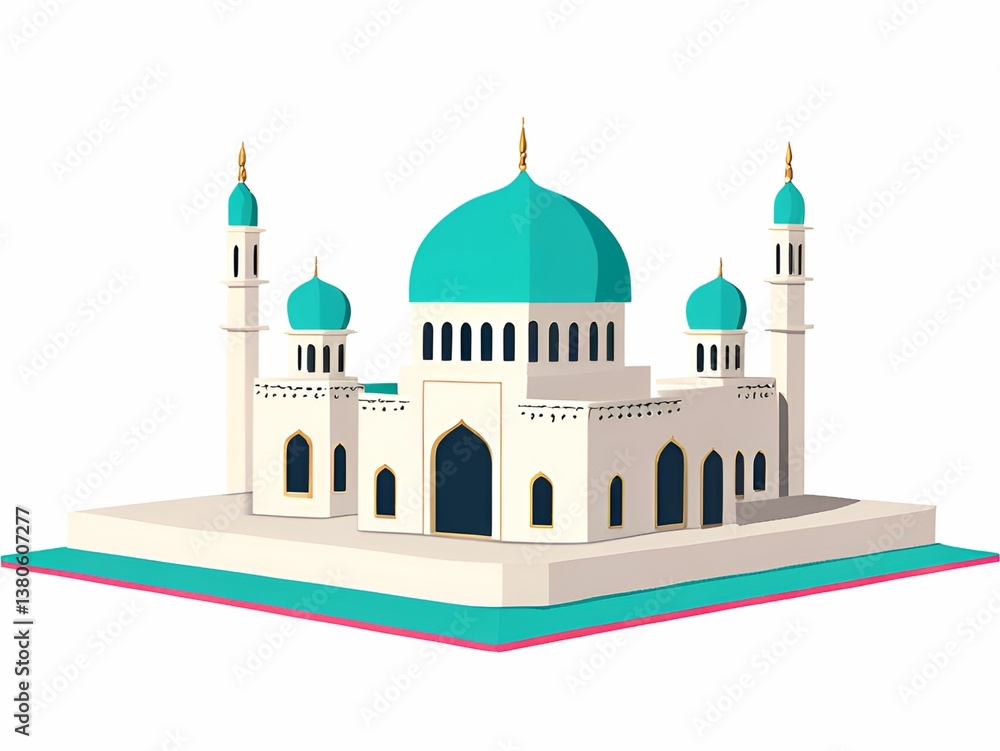 Fototapeta premium mosque in abu dhabi