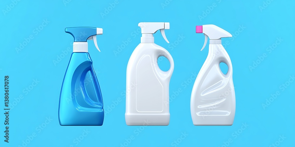 a group of plastic bottles a group of plastic bottles