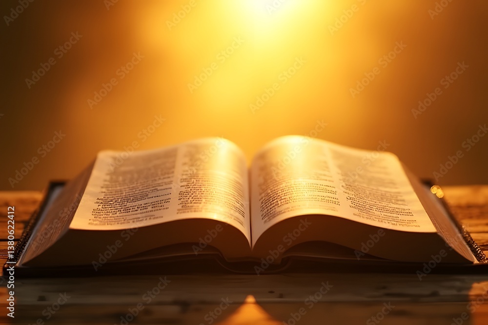 Fototapeta premium The Open Bible
