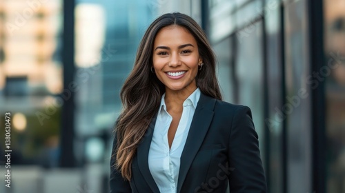 Confident Businesswoman Smiling in a Professional Suit Free Download Confident Businesswoman Smiling in a Professional Suit - GFXLoad