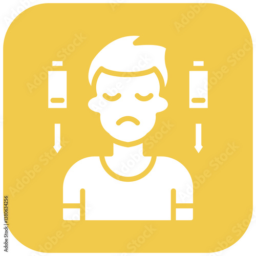 Drained Battery Icon
