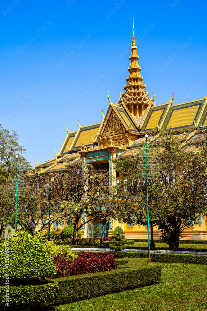 Phnom Penh Royal Palace, Cambodia
