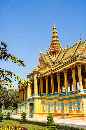 Obraz na płótnie Phnom Penh Royal Palace, Cambodia w salonie