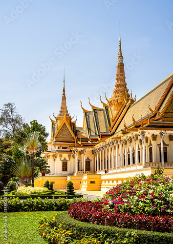 Obraz na płótnie Phnom Penh Royal Palace, Cambodia w salonie