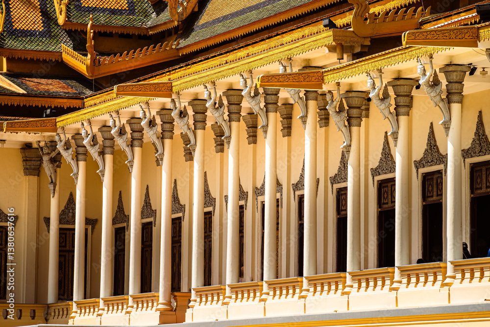 Phnom Penh Royal Palace, Cambodia
