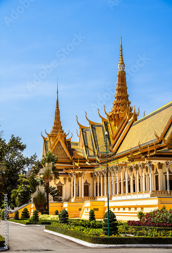 Obraz na płótnie Phnom Penh Royal Palace, Cambodia w salonie