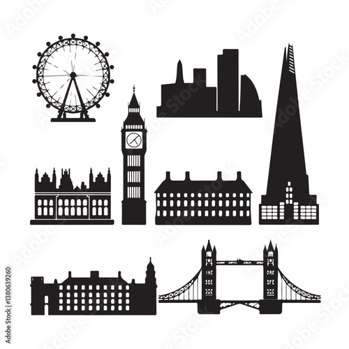 London skyline vector illustration