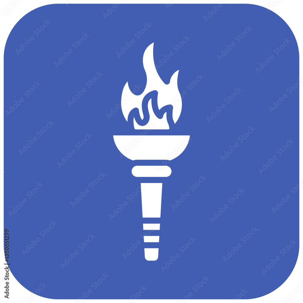 Flame Torch Icon Flame Torch Icon