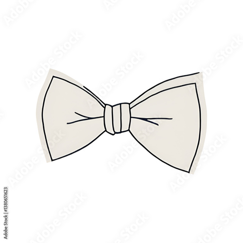 black bow tie