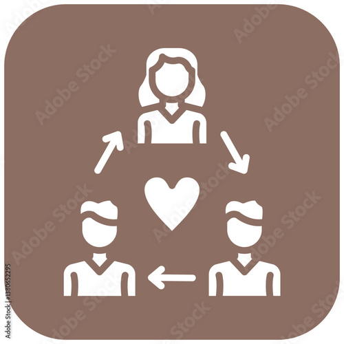 Love Triangle Icon