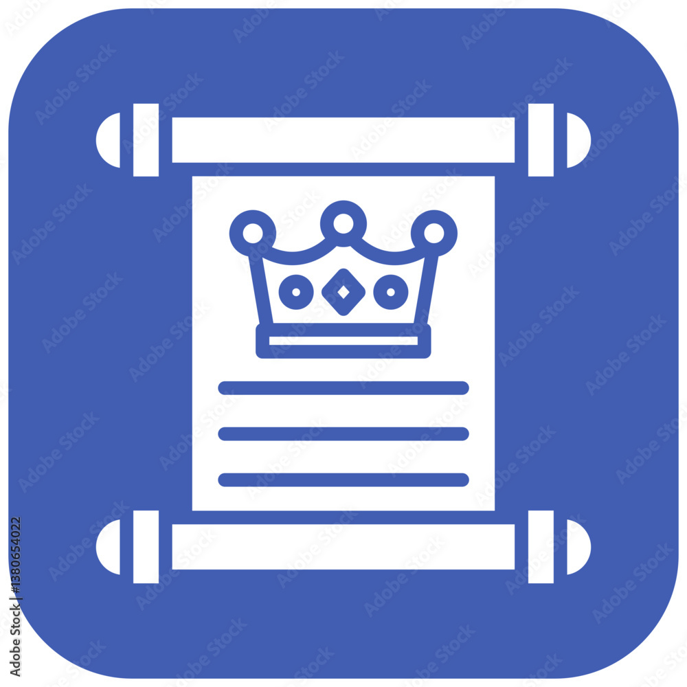 Royal Scroll Icon Royal Scroll Icon