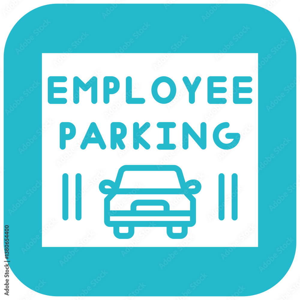 Employee Parking Icon Employee Parking Icon