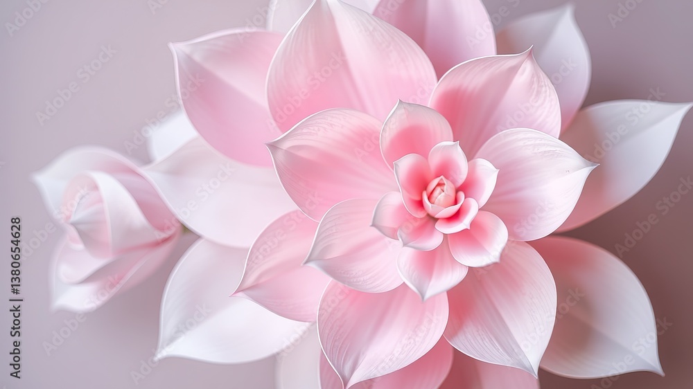 Fototapeta premium Abstract Floral Design Background - Modern Artistic Style