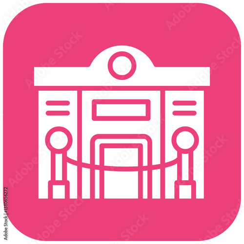 Social Club Building Icon