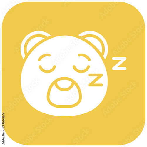 Sleepy Bear Icon