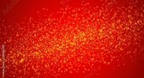 Crimson Stardust Swirl AI Generated