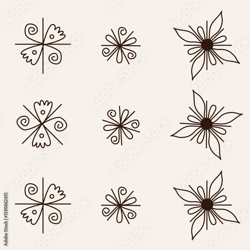 Ukrainian vector ornament for Easter or patterns