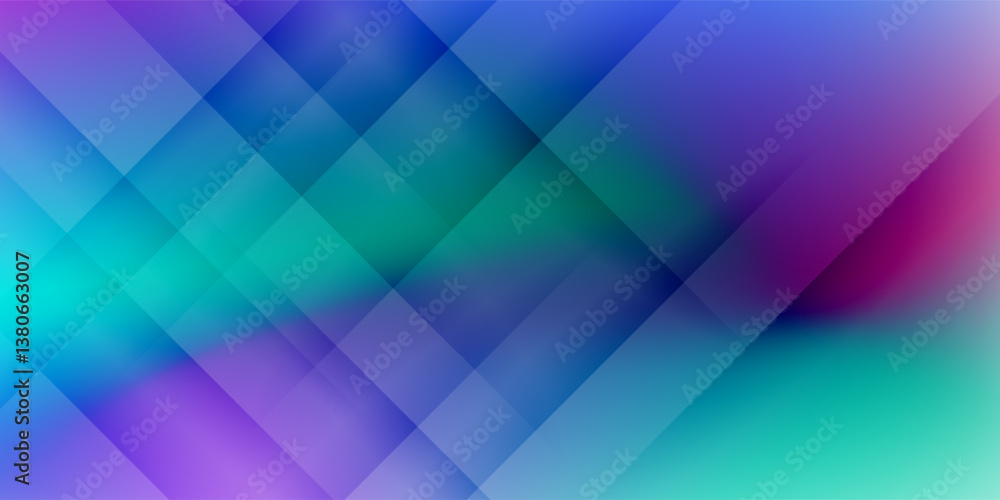 Blue, purple, green gradient. Soft pastel color gradient. Holographic blurred abstract background. Blue, purple, green gradient. Soft pastel color gradient. Holographic blurred abstract background.