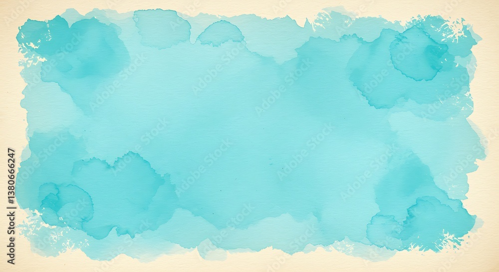 Obraz premium Aqua Dreamscape AI Generated