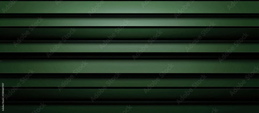 Obraz premium Dark green horizontal stripes, digital background, website design