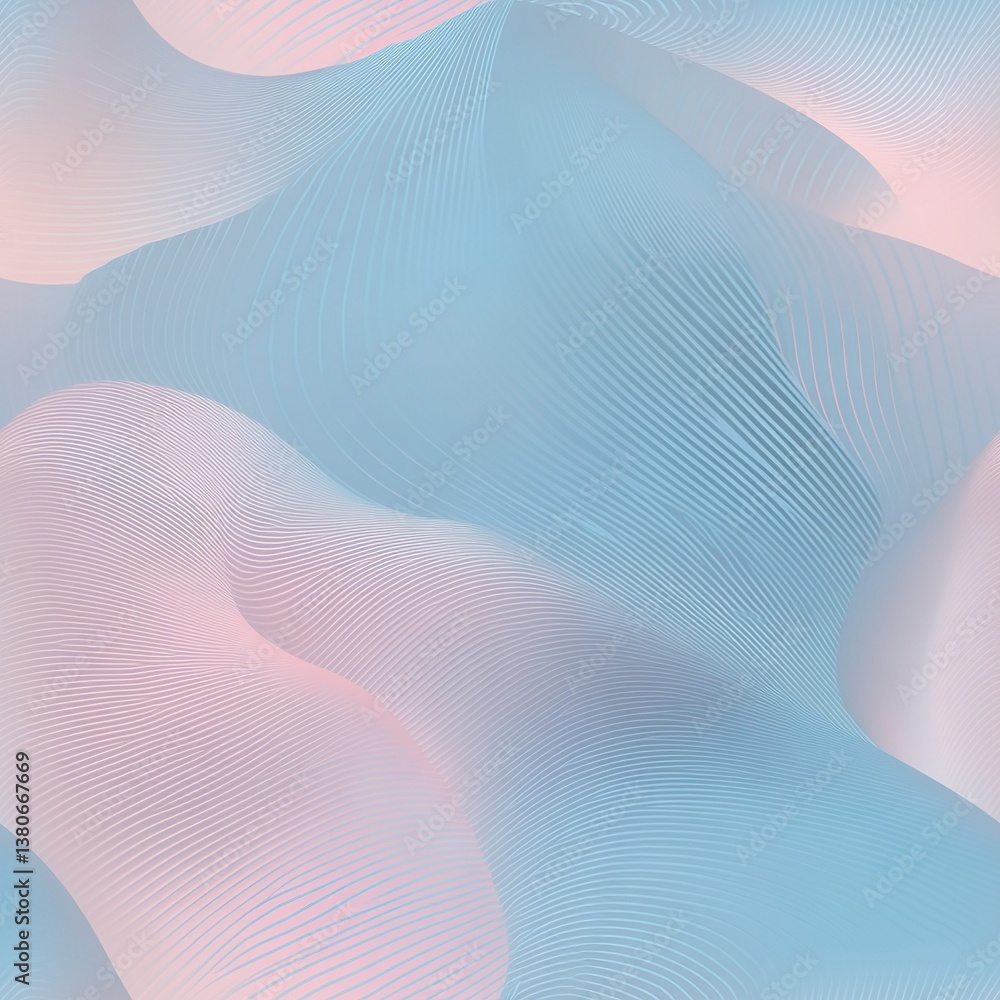 Soft blue and pink smooth fluid gradient background, wavy abstract texture seamless looping pattern, futuristic and elegant backdrop for projects on technology, innovation and creativity Soft blue and pink smooth fluid gradient background, wavy abstract texture seamless looping pattern, futuristic and elegant backdrop for projects on technology, innovation and creativity
