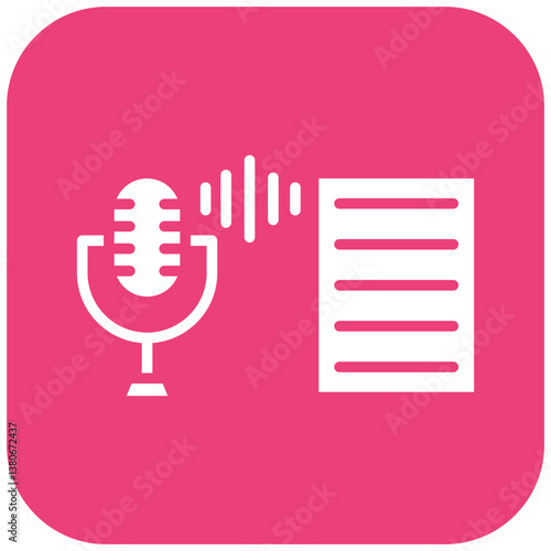 Voice Transcription Icon