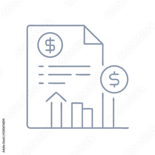 Icon profitability background