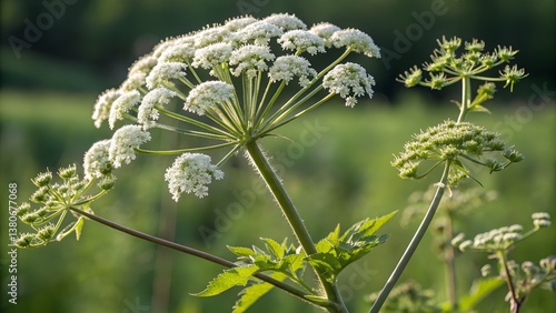 Angelica herb plant.