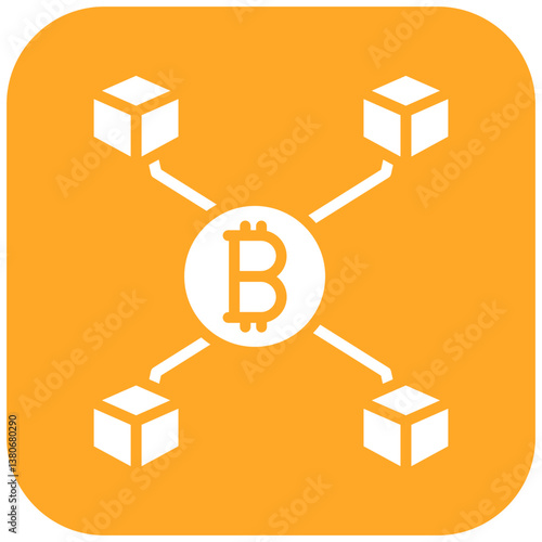 Blockchain Network Icon
