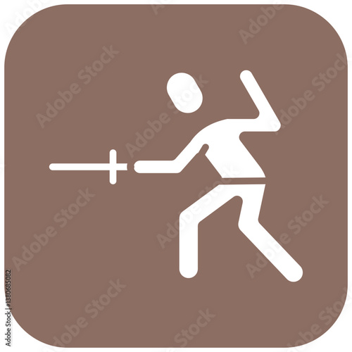 Fencing Technique Icon